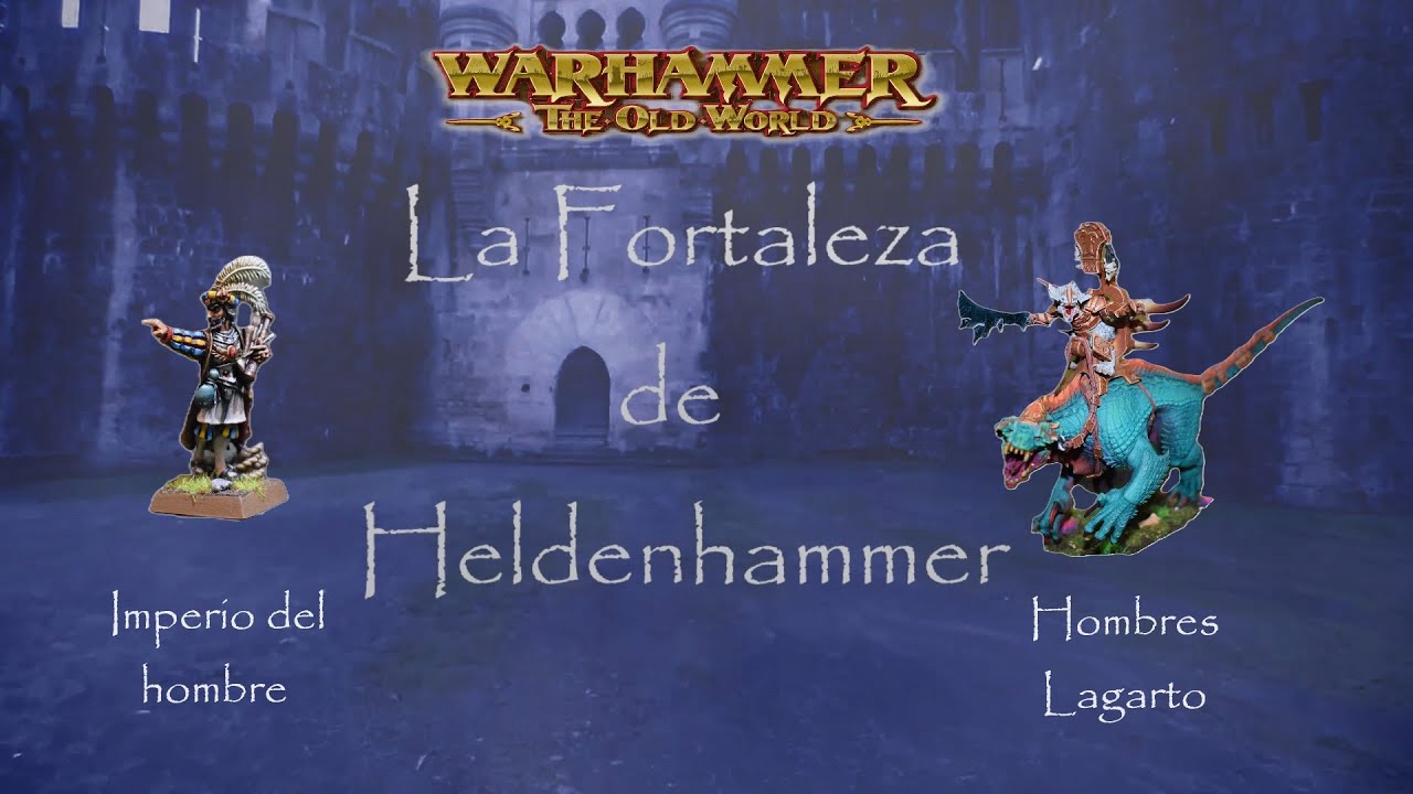 Warhammer The Old World battle report. Empire of man vs Lizardmen. 2000 ...