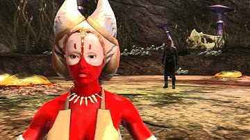 Star Wars: The Force Unleashed - Walkthrough Part 7 - Felucia Part 2 (Shaak Ti Boss Fight)