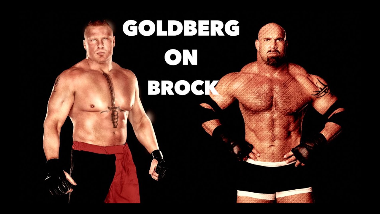 Brock Lesnar Vs Goldberg Wrestlemania