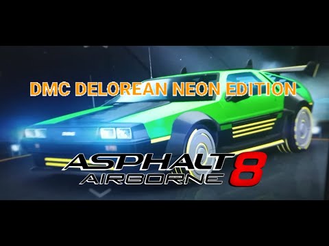 GAMEPLAY DE ASPHALT 8 COM O MEU DMC DELOREAN NEON EDITION