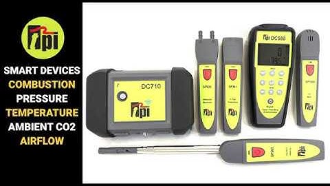 DC710 Flue Gas Analyzer with Smart Phone App