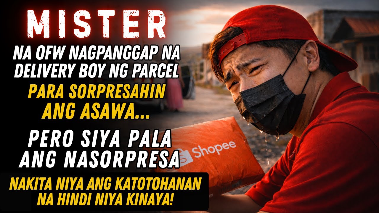 MISTER NA OFW NAGPANGGAP DELIVERY BOY NG PARCEL PARA SORPRESAHIN ANG ASAWA PERO SIYA ANG NASORPRESA