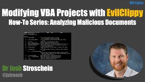 How-To: Making a Protected VBA Project Viewable with EvilClippy