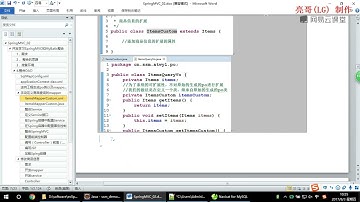 《Java最流行框架之SSM》 4·3  SSM整合 手动定义查询的mapper