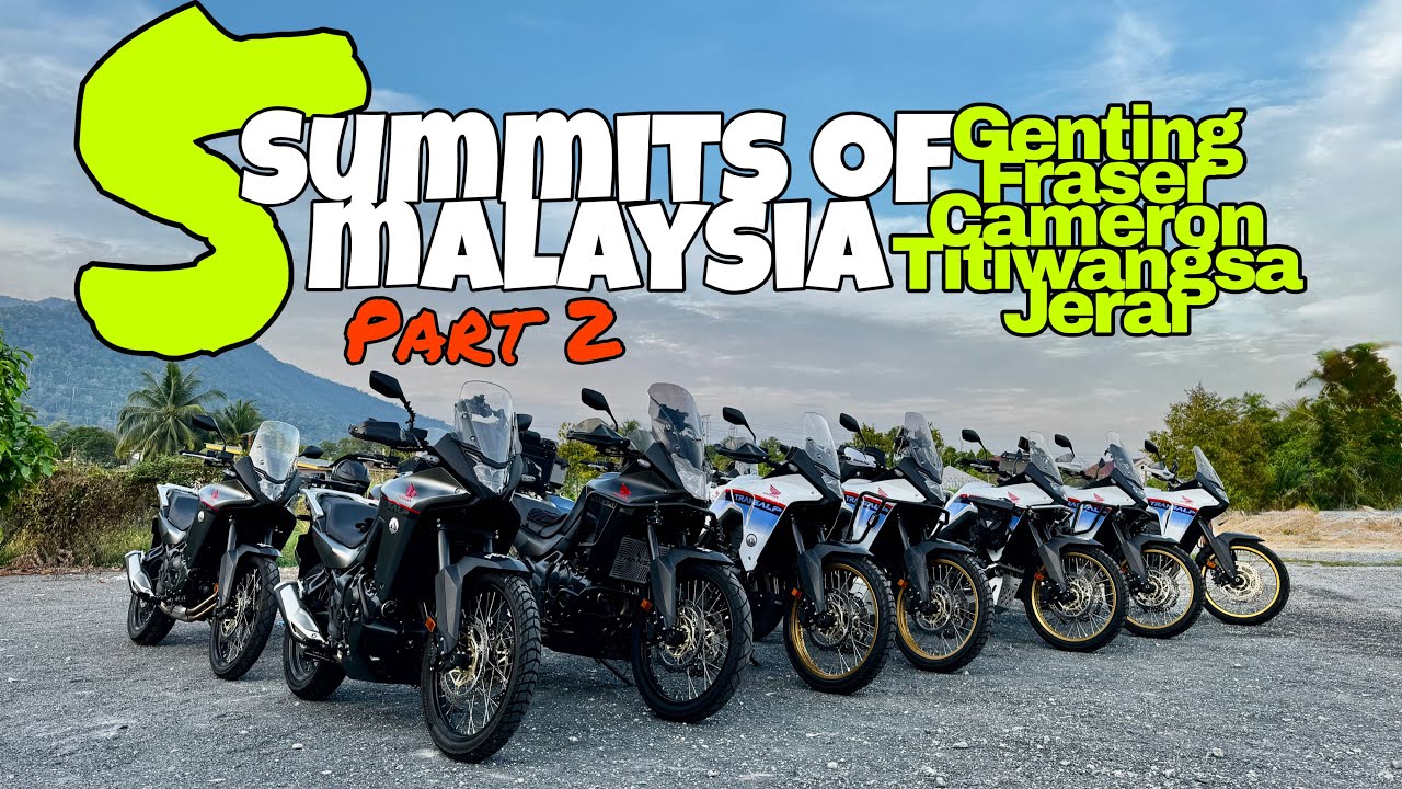 Epic ride to 5 summits of Malaysia (Part 2) Honda Transalp XL750 Malaysia