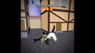 Dark Blade VS Quadruple Dark Blade #roblox #bloxfruits