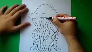 Como dibujar una medusa paso a paso | How to draw a medusa