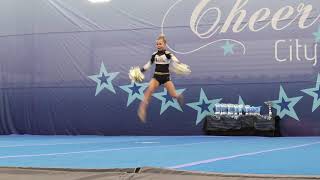 LCA Falcons upcoming young pom dancer