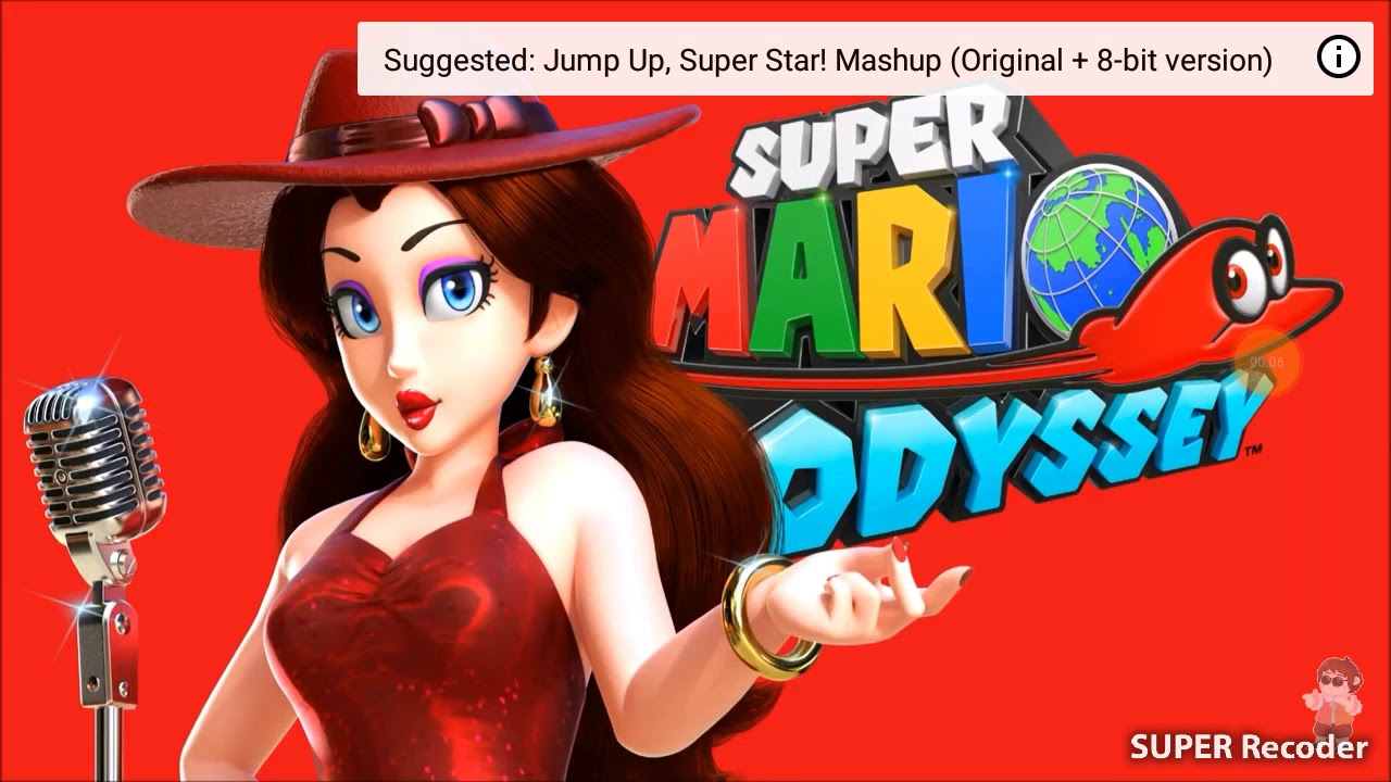 Super Mario Odyssey music jump up super star - YouTube