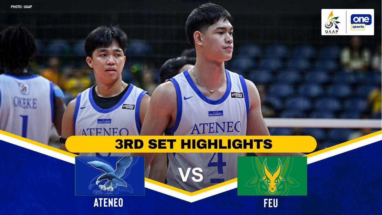 ATENEO vs FEU | SET 3 HIGHLIGHTS | UAAP SEASON 88 MEN’S VOLLEYBALL ...