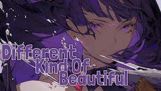 「 Nightcore 」- Different Kind Of Beautiful (Alec Benjamin) \/\/ lyrics