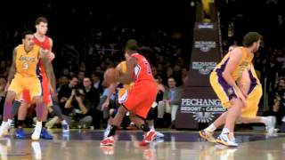 [ABJ] Chris Paul Alley Oop To DeAndre Jordan vs Lakers (2011 Preseason)