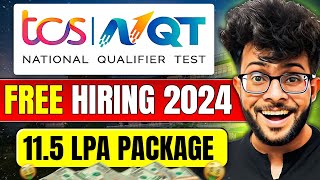 TCS Free NQT 2024 Announced [Eligibility | Paper Pattern | Important Dates | Package | Syllabus] 🔥✅