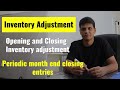 Why does 'Closing Stock' not shown in the Trial Balance ? Opening &amp; Closing Inventory Adjustment