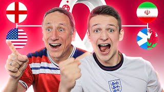 REACTING TO THE QATAR 2022 WORLD CUP DRAW