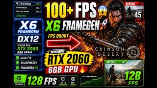 Crimson Desert v1.07.00 Optimization Patch 😱 DX12 Downgrade + X6 FrameGen FPS Boost