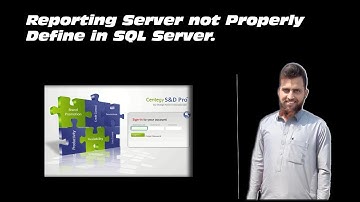 How to fix Reporting server not properly define in SQL server?