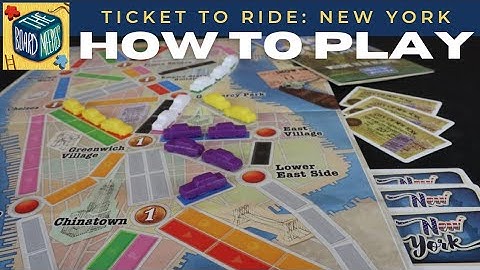 How to Play Ticket to Ride in about 5 minutes - New York Edition