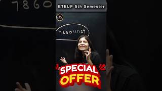 📚 BTEUP 5th , 3rd Semester Special Offer 2026 🎉