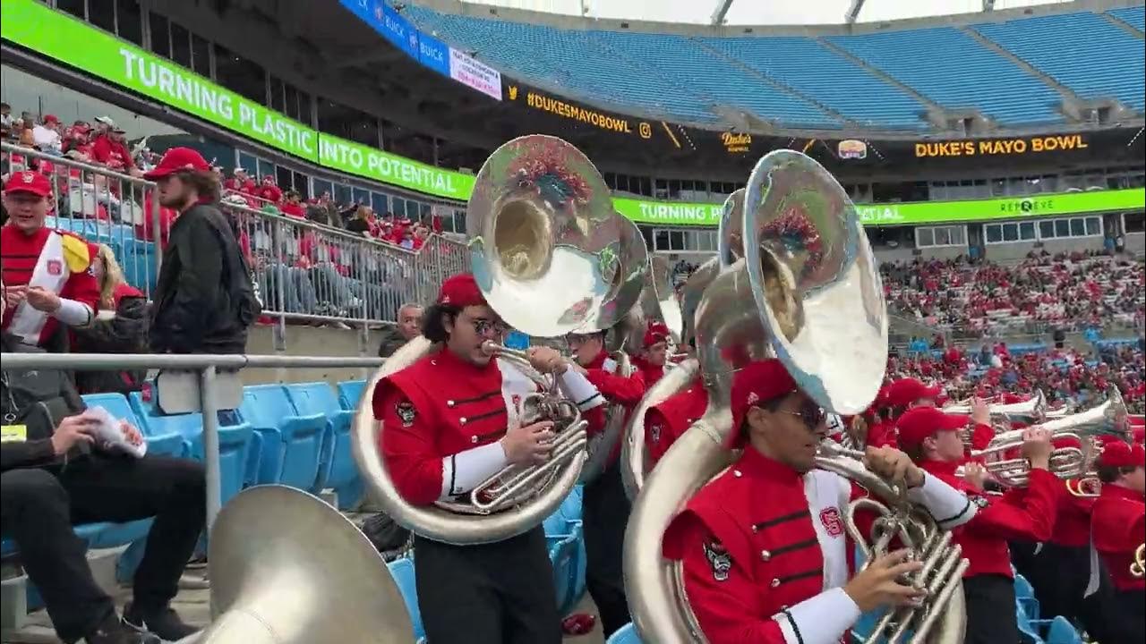 NC State Marching Band Stand Tunes v1 vs Maryland Mayo Bowl 202212