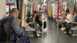[終於都搭中紅M車]MTR TWL M Train A247/A232駛離荔景1號月台
