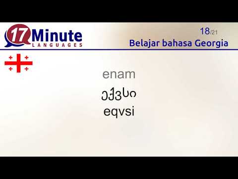 Belajar bahasa Georgia (Bagian 2)