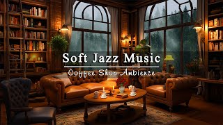 Relaxing Jazz Music &amp; Cozy Coffee Shop Ambience for Work, Study ☕ Soft Piano Jazz Instrumental Music