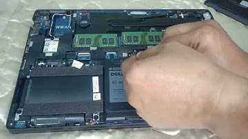 How to open Dell Latitude 5400 Laptop:Hung: Battery Disconnected:Fixed