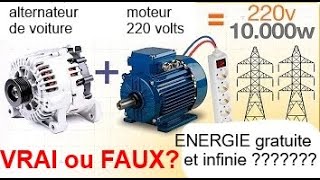 Electricité gratuite et infinie  VRAI ou FAUX? JE TESTE