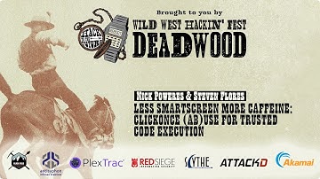 Less SmartScreen More Caffeine – ClickOnce AbUse for Trusted Code Execution | WWHF Deadwood 2022