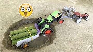 diy tractor stuk in mud mini science project || Part- 05 ||@Hacks Point