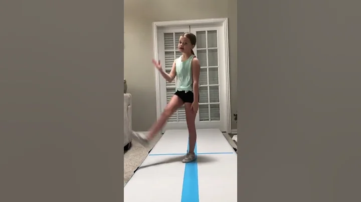 How to do a left hurdler in cheerleading #hurdlerjump