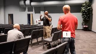 De-escalation training with the good people at Lighthouse Community church, Allendale, MI