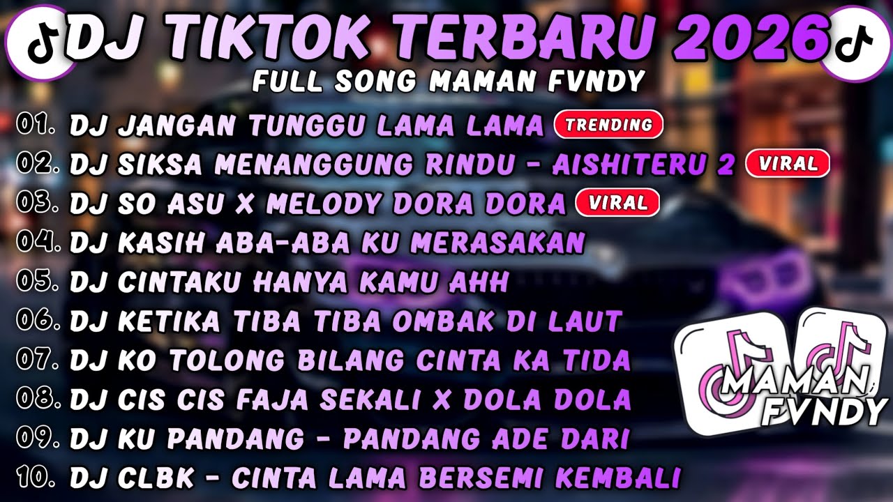 DJ TIK TOK TERBARU 2026🎵DJ JANGAN TUNGGU LAMA LAMA🎵DJ SEDIA AKU SEBELUM HUJAN🎵