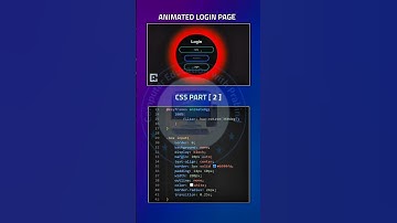 Login from in Html and CSS #loginform#animation#loginanimation#webdesign#frontend #creativeloginform