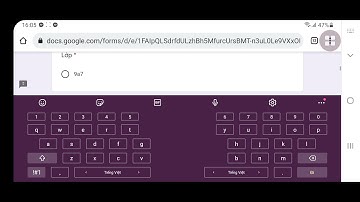 Hướng dẫn lập Google Forms Danh sách điểm danh học sinh