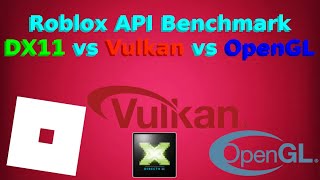 Roblox Benchmark: DX11 vs Vulkan vs OpenGL