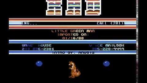 RAD Rowdy American Distributors Intro - Commodore 64 - C64 - Little Green Men - Cracktro