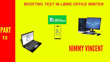 COMPUTER BASICS - MODIFY STYLES  IN LIBRE OFFICE WRITER - PART 18 FOR STUDENTS