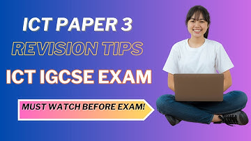 24hrs last miniute revision for paper 3 ICT IGCSE