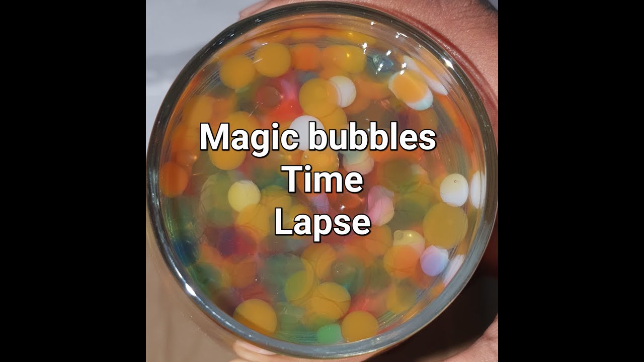 Magic Bubbles/Water balls Time lapse/Amazed Thing - YouTube