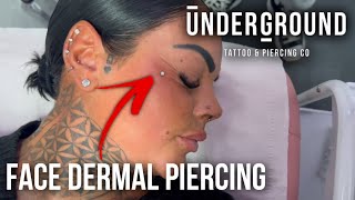 29 Tattoo Design Ideas With Dermal Piercings To Add Glam To Your Ink   YourTango