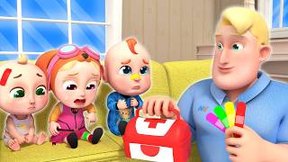 oh no baby needs bandag boo boo song safety song kids rosoo