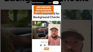 Uber Announces New Background Check Requirements