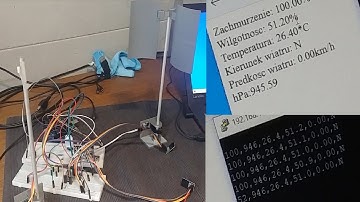 Stacja meteorologiczna Arduino ESP8266 WiFi DHT22 BMP280, temperatura, wilgotność, ciśnienie, wiatr