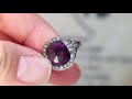 (SOLD)Late 18th Century Amethyst Old Mine Diamond Ring by 33