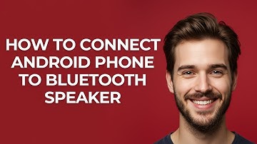 How To Connect Android Phone To Bluetooth Speaker - GUIDE!