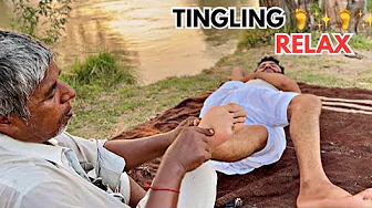 ASMR FEET & LEG CARE MASSAGE THERAPY MEN | PAIN RELIEF & TINGLING REFLEXOLOGY TREATMENT | TINGLES