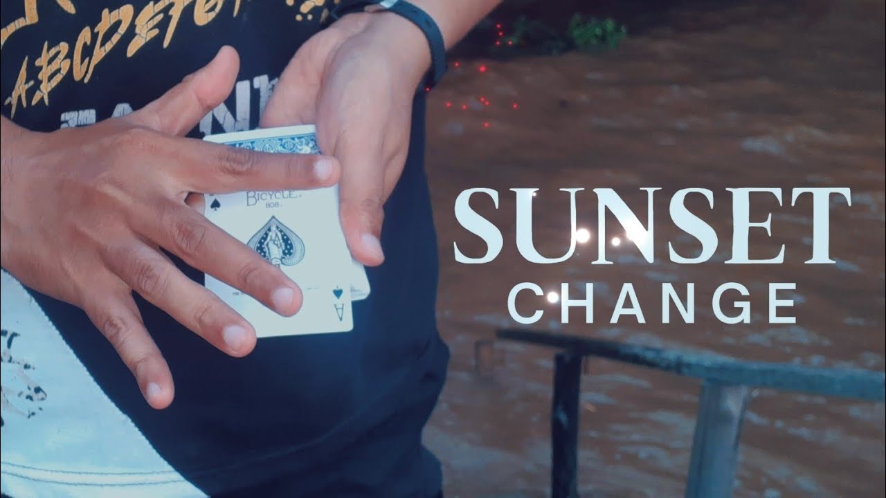 SUNSET CHANGE | Visual Card Change (Magic Tutorial) - YouTube