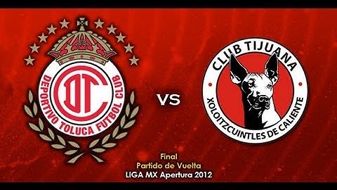 Toluca vs Xolos de Tijuana 0-2 Final 2012 TIJUANA CAMPEÓN